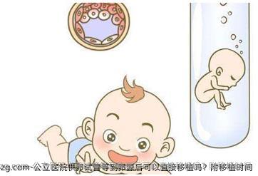 公立医院特需试管等到特卵后可以直接移植吗？附移植时间