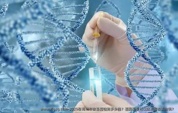 2025在禹州市做基因检测多少钱？基因筛查可以规避哪些遗传病？