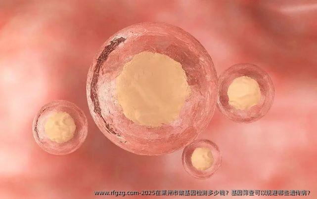 2025在莱州市做基因检测多少钱？基因筛查可以规避哪些遗传病？