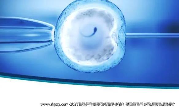 2025在扬州市做基因检测多少钱？基因筛查可以规避哪些遗传病？