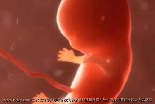 三代试管婴儿移植后60天是危险期是真是假？胎儿骤停的可能性被认为非常低
