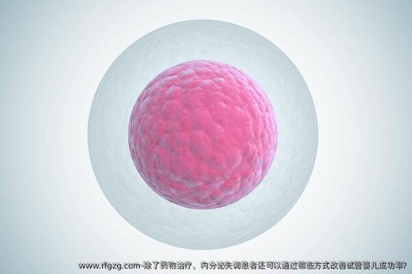 除了药物治疗，内分泌失调患者还可以通过哪些方式改善试管婴儿成功率?